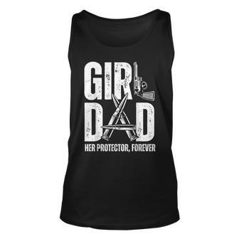 Girl Dad Her Solder Forever Proud Fathers Day Dad Of Girls Unisex Tank Top | Mazezy AU