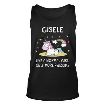 Gisele Name Gift Gisele More Awesome V2 Unisex Tank Top - Seseable