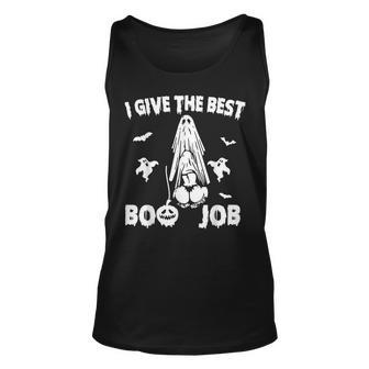 I Give The Best Boo Job Joke Halloween Inappropriate Tank Top - Seseable