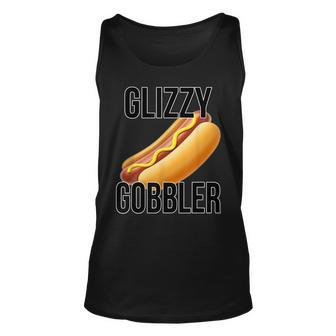 Glizzy Gobbler | Glizzy Hot Dogs | Glizzy Gang Unisex Tank Top - Seseable