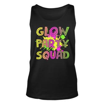 Glow Party Squad Lets Glow Crazy 80S Retro Costume Party Unisex Tank Top - Seseable