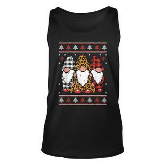 Gnome Ugly Christmas Sweater Matching Santa Xmas Holiday Tank Top - Monsterry DE