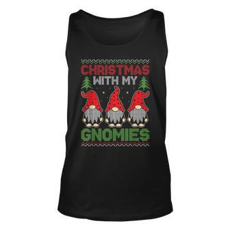 Gnomies Ugly Christmas Sweater Christmas Gnome Tank Top - Monsterry CA