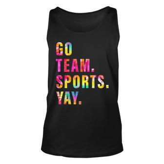 Go Team Sports Yay Sports And Games Competition Team Tank Top - Monsterry AU