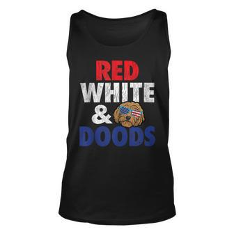 Goldendoodle Mom Dad 4Th Of July Doodle Unisex Tank Top - Monsterry