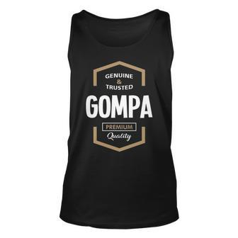Gompa Grandpa Gift Genuine Trusted Gompa Quality Unisex Tank Top - Seseable