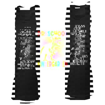 Goodbye Preschool Graduation Dinosaur Hello 1St Grade Unisex Tank Top | Mazezy