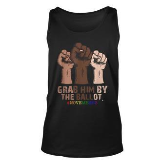Grab Him By The Ballot November 3Rd Black Lgbt Hand LGBT Tank Top | Mazezy AU