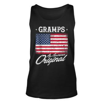 Gramps An American Original Patriotic 4Th Of July Unisex Tank Top | Mazezy