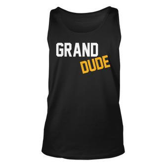Grand Dude Best Coolest Grandpa Cute Granddad Tank Top | Mazezy