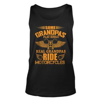 Grandad Motorbike | Vintage Biker Classic Motorcycle Unisex Tank Top | Mazezy