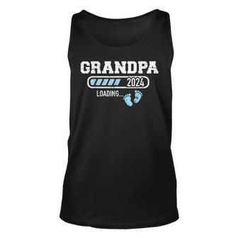 Grandpa 2024 Loading For Pregnancy Announcement Unisex Tank Top - Seseable