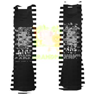 Grandpa Of The Wild Zoo Birthday Safari Jungle Animal Tank Top | Mazezy