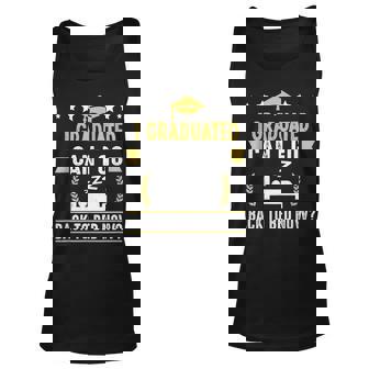 Great Graduation Gift I Graduated Can I Go Back To Bed Now Unisex Tank Top - Thegiftio UK