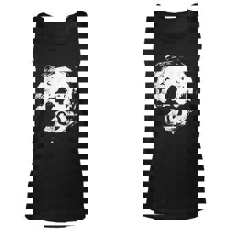 Great Pyrenees Halloween Costume Moon Silhouette Horror Halloween Costume Tank Top | Mazezy