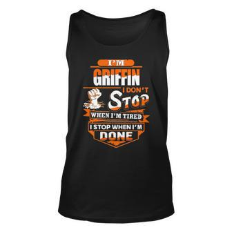 Griffin Name Gift Im Griffin Unisex Tank Top - Seseable