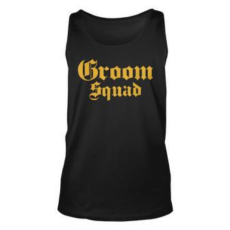 Groom Squad Old School Bachelor Party Wedding Classic Tank Top - Monsterry