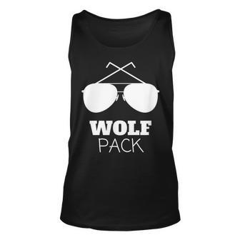 Groomsmen Bachelor Team Wolf Pack Grooms For Wolf Lovers Tank Top | Mazezy