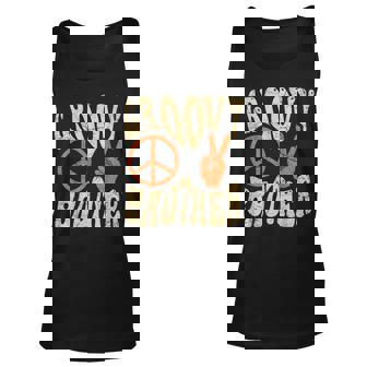 Groovy Brother 70S Aesthetic Nostalgia 1970S Retro Brother Unisex Tank Top - Seseable