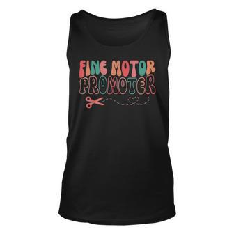 Groovy Fine Motor Promoter Occupational Therapy Ot Therapist Therapist Tank Top | Mazezy