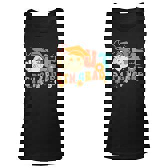 Groovy Retro Happy Last Day Of School Peace Out Fifth Grade Unisex Tank Top | Mazezy