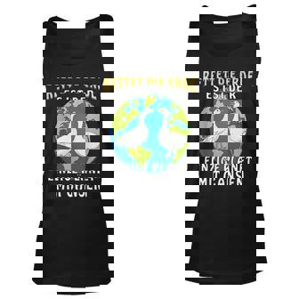 Ground Warming Earth With Goose Climate Protection Goose Farmers Goose Tank Top | Mazezy