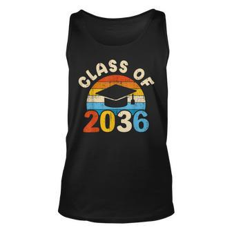 Grow With Me Class Of 2036 Vintage Graduation Preschool Unisex Tank Top - Seseable