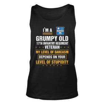 Grumpy Old 17Th Infantry Regiment Veteran Soldier Xmas Tank Top | Mazezy