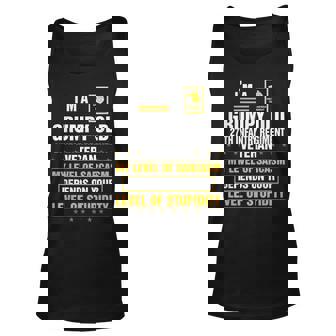 Grumpy Old 27Th Infantry Regiment Veteran Soldier Xmas Tank Top | Mazezy