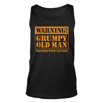 Grumpy Old Man For Grandfathers Dads Fathers Day Tank Top | Mazezy