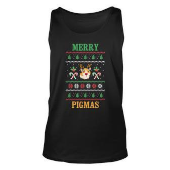 Guinea Pig Ugly Christmas Sweater Tank Top - Monsterry