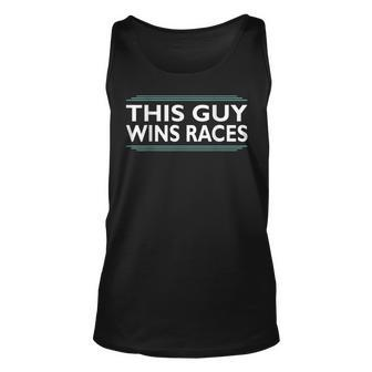 This Guy Wins Races I Cone And Racing Car Autocross Racing Tank Top | Mazezy