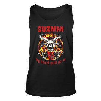 Guzman Name Gift Guzman Name Halloween Gift V2 Unisex Tank Top - Seseable