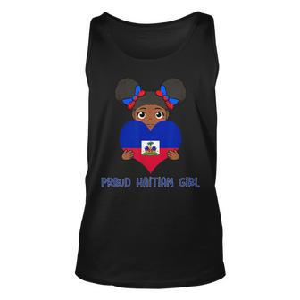 Haiti Haitian Flag Day Proud Woman Ayiti Girl Unisex Tank Top - Thegiftio UK