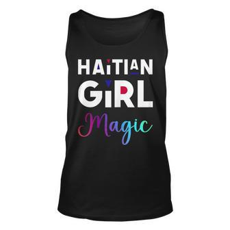 Haiti Haitian Girl Magic Black Pride Haitian Pride Unisex Tank Top - Thegiftio UK