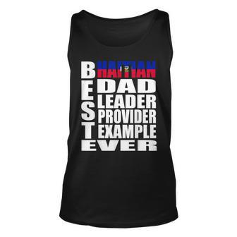 Haitian Dad For Men Haiti Fathers Day Gift Idea Unisex Tank Top | Mazezy