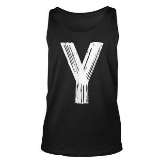 Halloween Carnival Costume Letter Y Vintage Halloween Tank Top | Mazezy