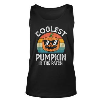 Halloween Coolest Pumpkin In The Patch For Boys Girls Pumpkin Tank Top | Mazezy