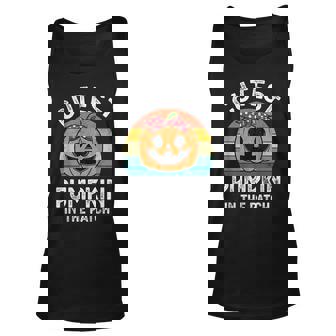 Halloween Cutest Pumpkin In The Patch For Girls Thanksgiving Pumpkin Tank Top | Mazezy