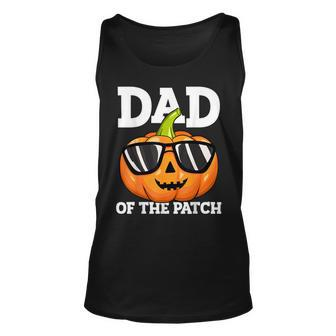 Halloween Dad Of The Patch Daddy Papa Father Pumpkin Tank Top - Thegiftio UK