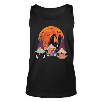 Halloween Gnomes Witch Cauldron Creepy Halloween Costume Tank Top | Mazezy