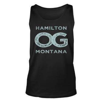 Hamilton Montana Hometown Pride Unisex Tank Top | Mazezy