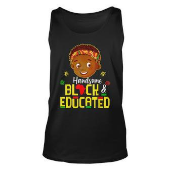 Handsome Black Educated Black African Boys Junenth Kids Unisex Tank Top | Mazezy