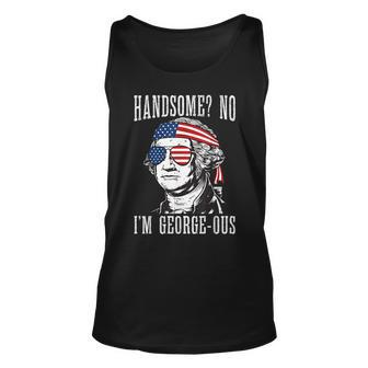 Handsome No Georgeous Washington 4Th Of July Unisex Tank Top | Mazezy