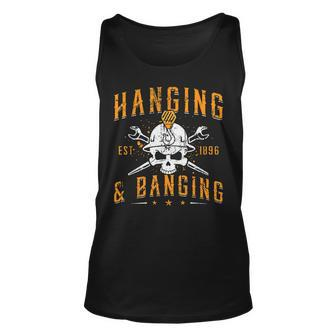 Hanging & Banging Metalworking Blacksmith Power Ironworker Unisex Tank Top - Seseable