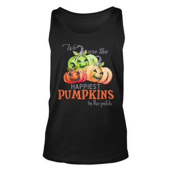 Happiest Pumpkin In The Patch Horror Scary Halloween Scary Halloween Tank Top | Mazezy