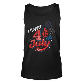 Happy 4Th Of July Cool Independence Day Patriotic American Unisex Tank Top - Monsterry