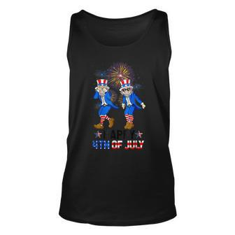 Happy 4Th Of July Uncle Sam Griddy Dance Funny Unisex Tank Top | Mazezy