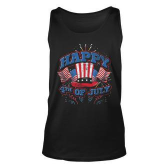 Happy 4Th Of July Us Flag Liberty American 4Th Of July Unisex Tank Top | Mazezy