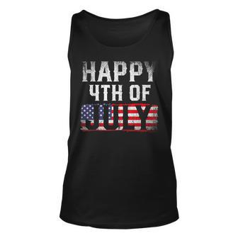 Happy 4Th Of July Us Flag Patriotic American 4Th Of July Unisex Tank Top | Mazezy